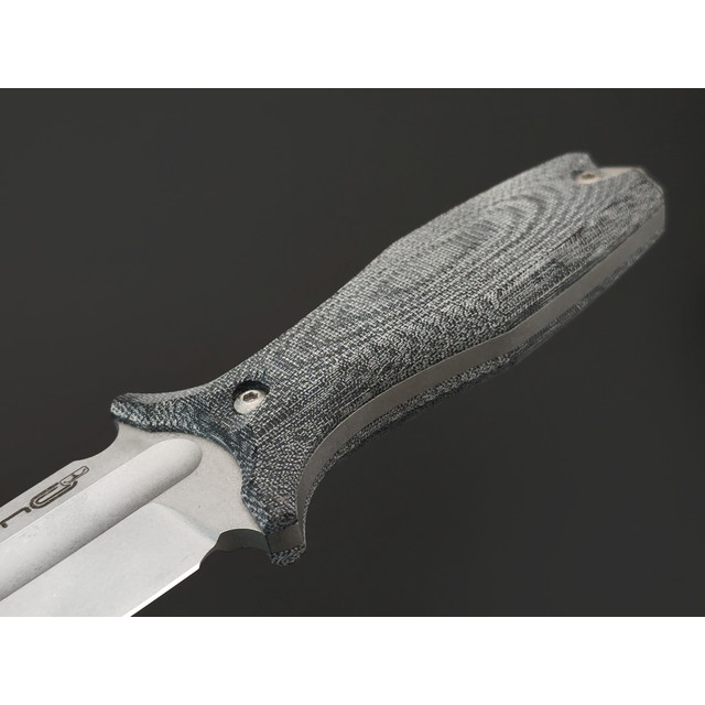N.C.Custom нож Grave сталь Aus-10 стоунвош, рукоять микарта