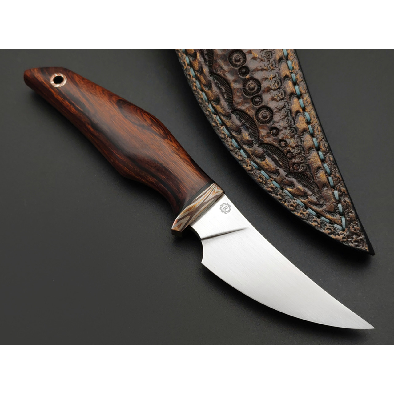 Neyris Knives нож Мехтарчик сталь CPM S125V satin, рукоять Айронвуд, мокумэ-ганэ