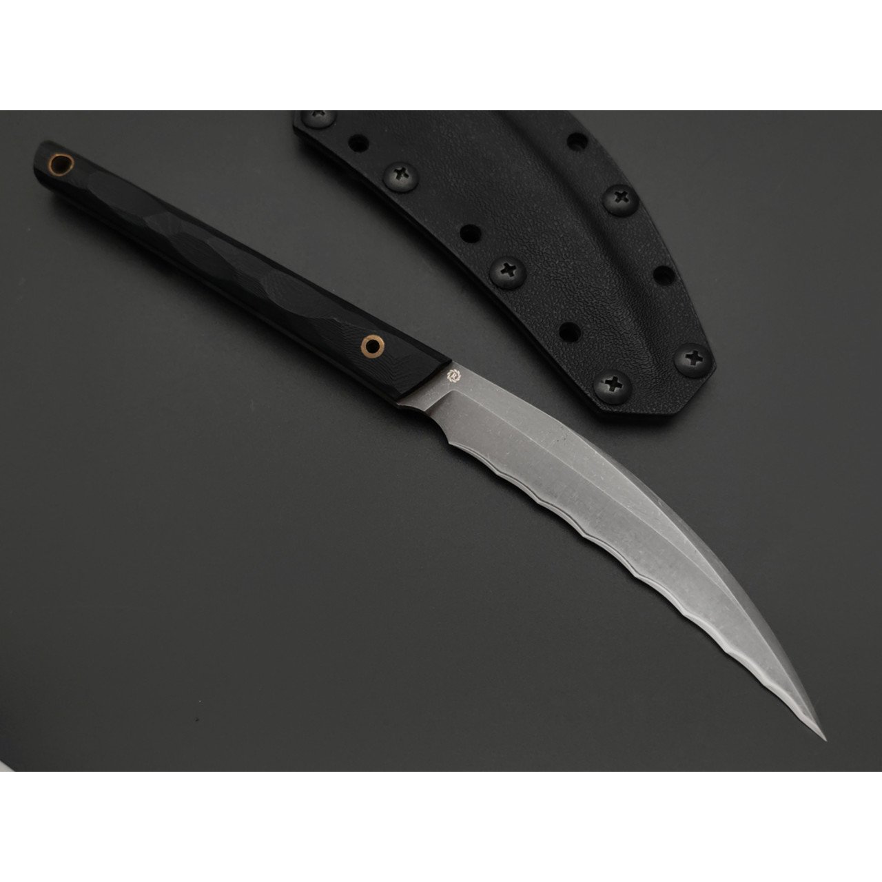Neyris Knives нож Жнец сталь PGK блэквош, рукоять G10 black