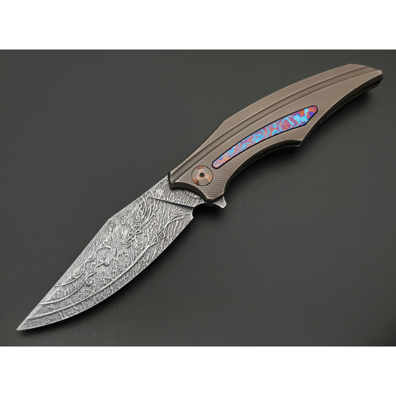 Neyris Knives складной нож Toa G2 сталь CPM Magnacut, рукоять Titanium, timaskus