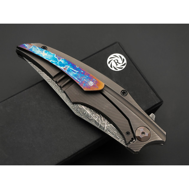 Neyris Knives складной нож Toa G2 сталь CPM Magnacut, рукоять Titanium, timaskus
