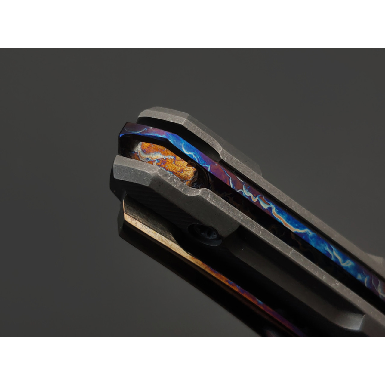 Neyris Knives складной нож Фурия Cats сталь CPM S90V, рукоять Titanium, timaskus, carbon fiber mars walley
