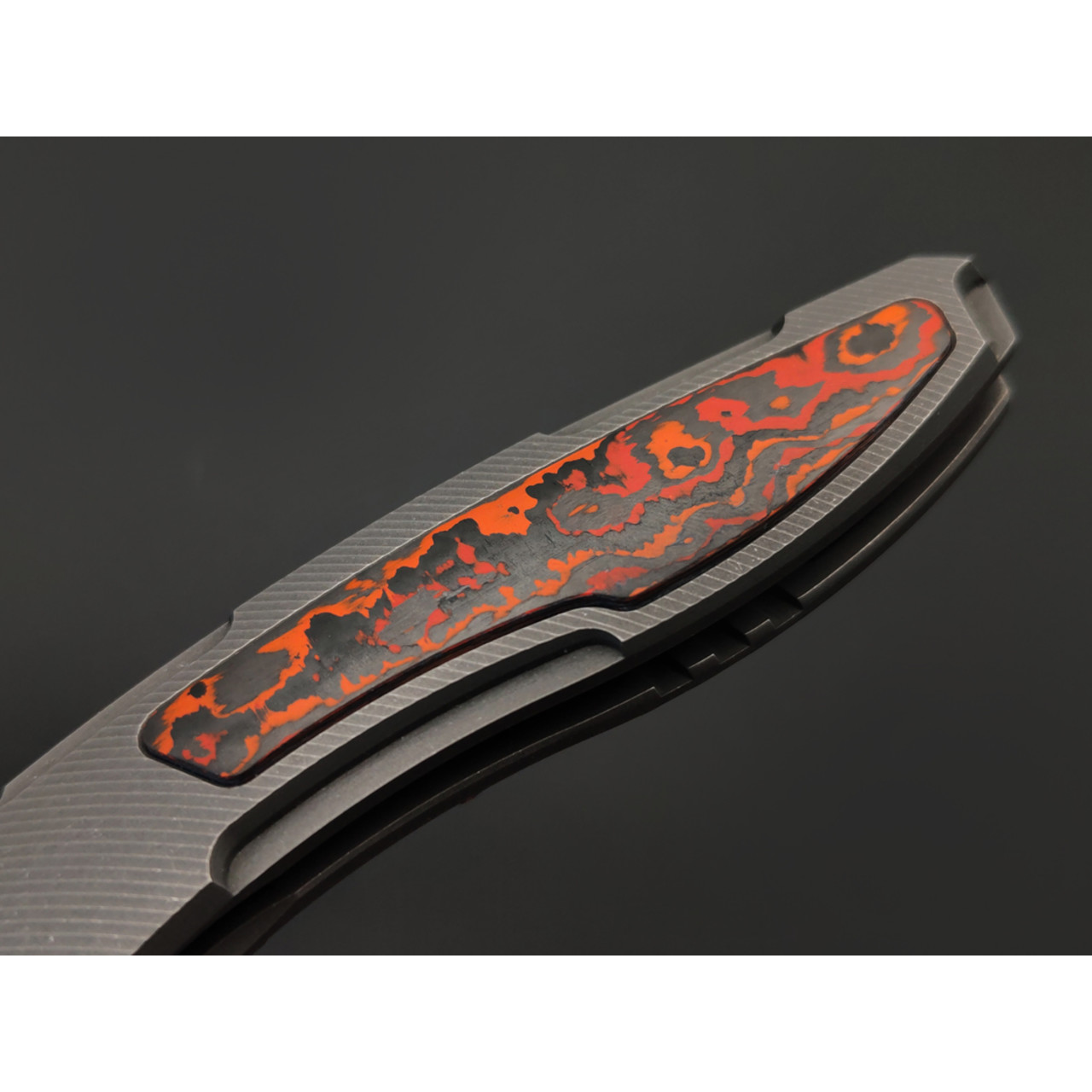 Neyris Knives складной нож Фурия Cats сталь CPM S90V, рукоять Titanium, timaskus, carbon fiber mars walley
