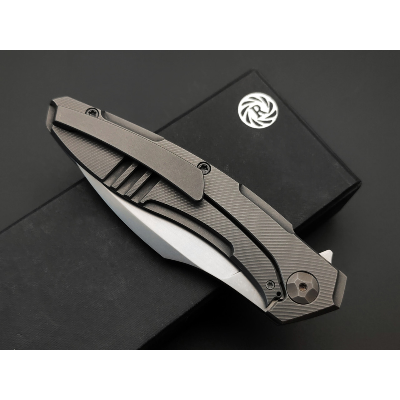 Neyris Knives складной нож Фурия сталь CPM S90V стоунвош, рукоять Titanium, carbon fiber mars walley