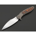 Neyris Knives складной нож Фурия сталь CPM S90V стоунвош, рукоять Titanium, carbon fiber mars walley