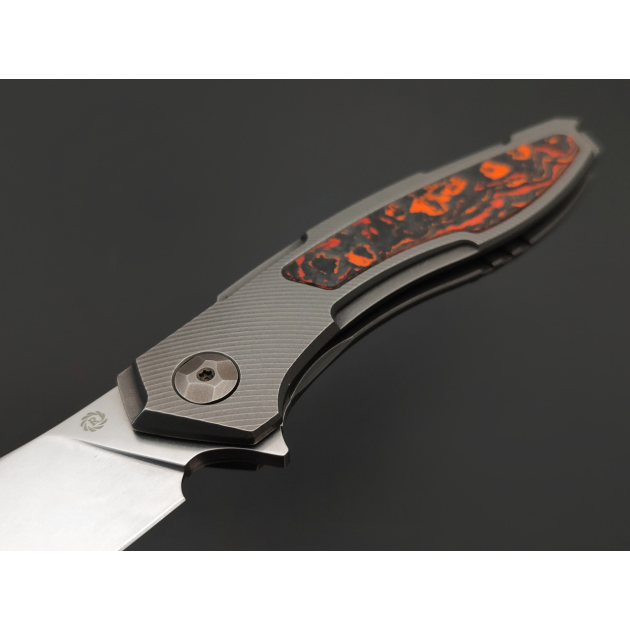 Neyris Knives складной нож Фурия сталь CPM S90V стоунвош, рукоять Titanium, carbon fiber mars walley