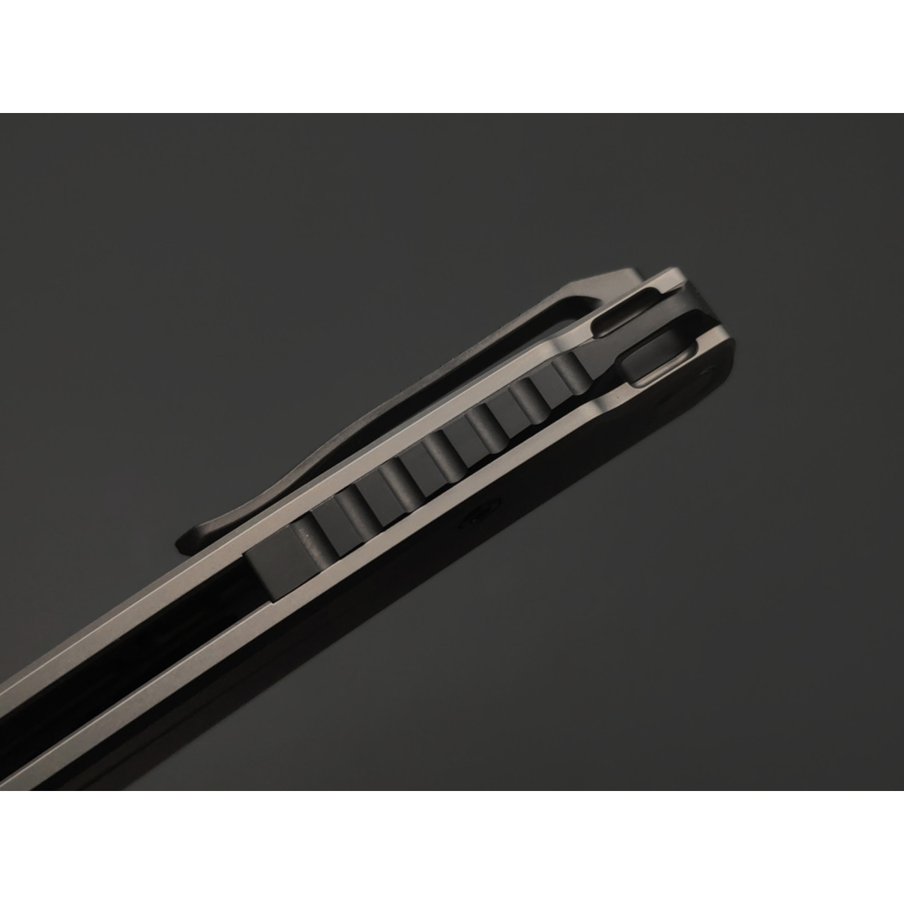 TuoTown складной нож Saira TSR-NS сталь T14N стоунвош, рукоять Titanium TC4 grey