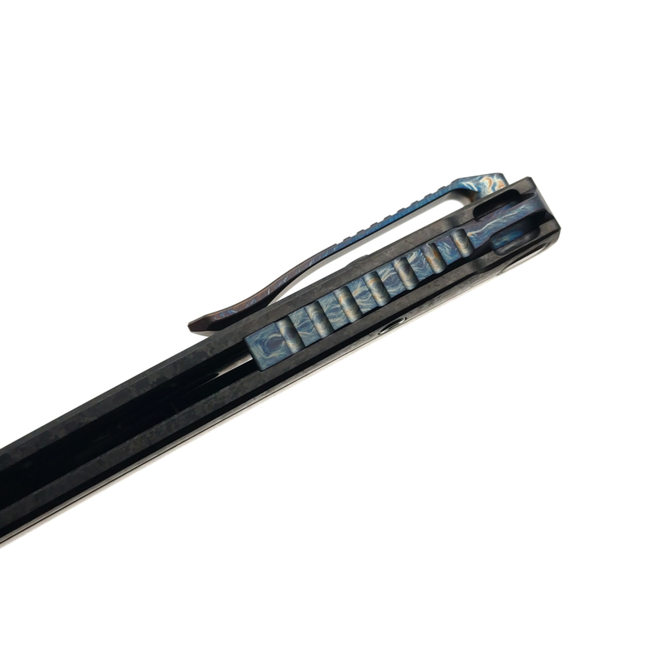TuoTown складной нож Saira TSR-ND сталь T14N DLC, рукоять Crystal Ti Dlc black