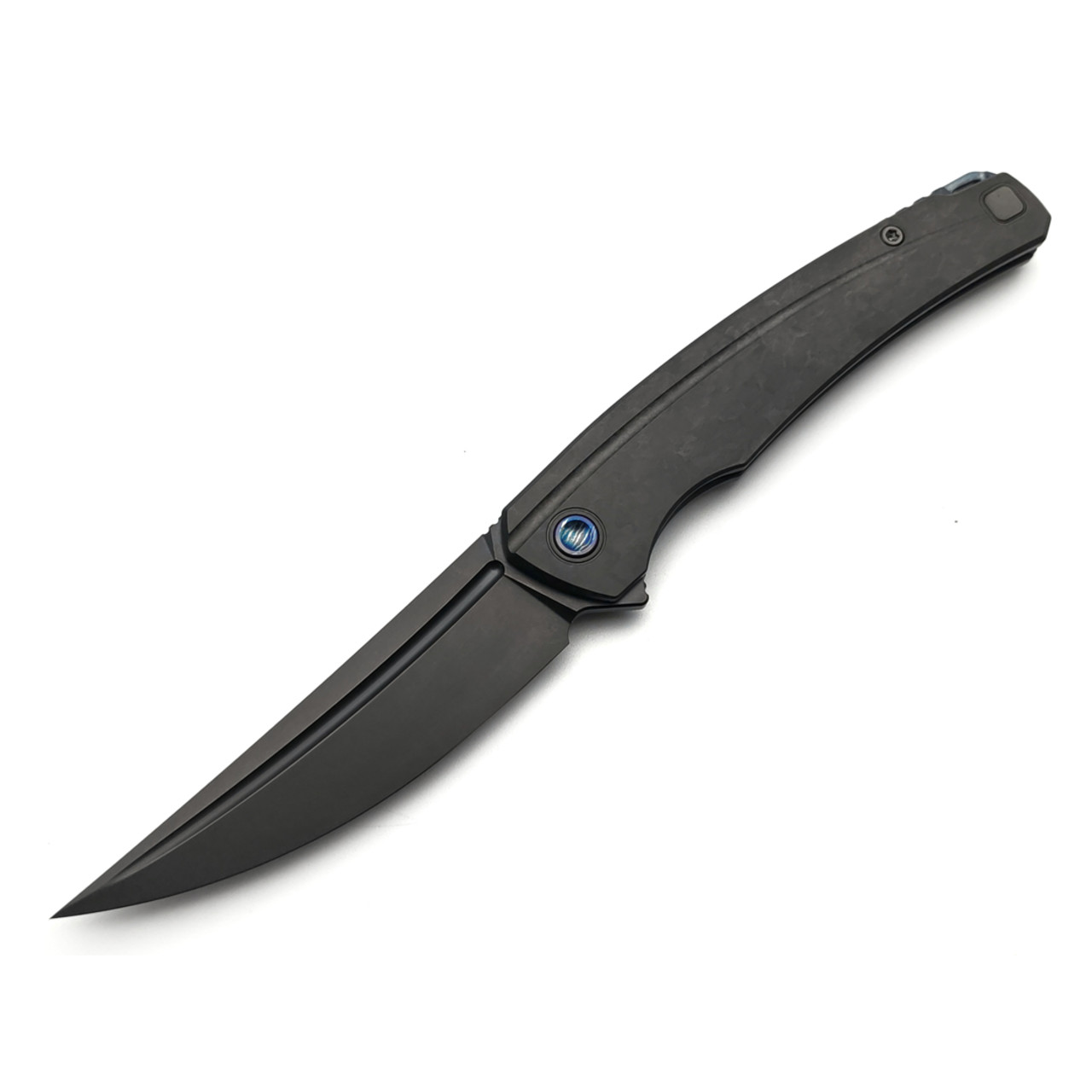 TuoTown складной нож Saira TSR-ND сталь T14N DLC, рукоять Crystal Ti Dlc black