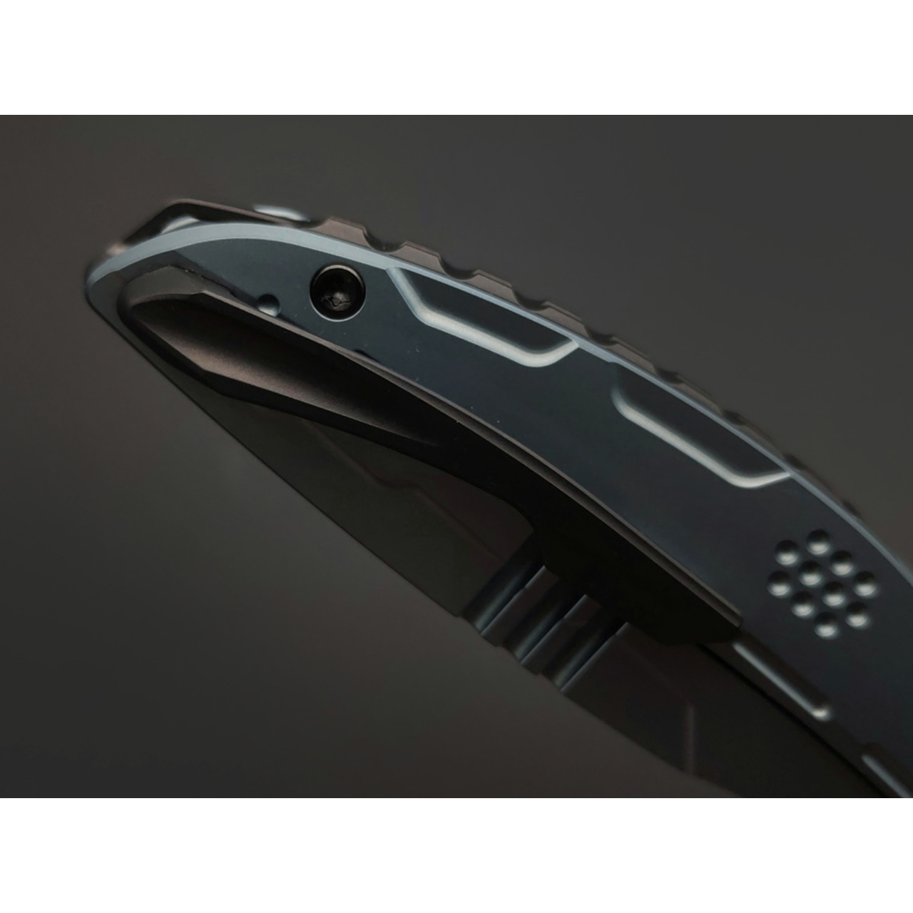TuoTown & Knife Tech складной нож Neo TNE-MSBL сталь TMAX bead blast, рукоять Titanium TC4 blue