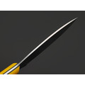 Золотое Сечение нож Загадочная Лагерта - Котики, сталь Aus-10Co satin, рукоять G10 yellow black
