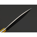 Золотое Сечение нож Канадский мини - Котики, сталь Aus-10Co satin, рукоять G10 yellow & black