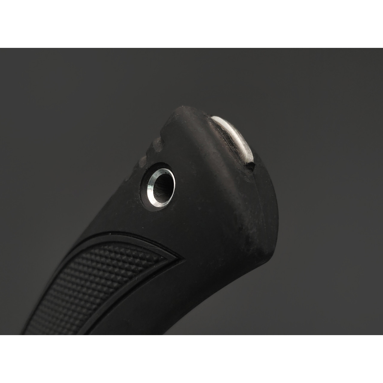 Платонов Д.Г. нож Тигр сталь Aus-10Co satin, прямые спуски, рукоять Elastron