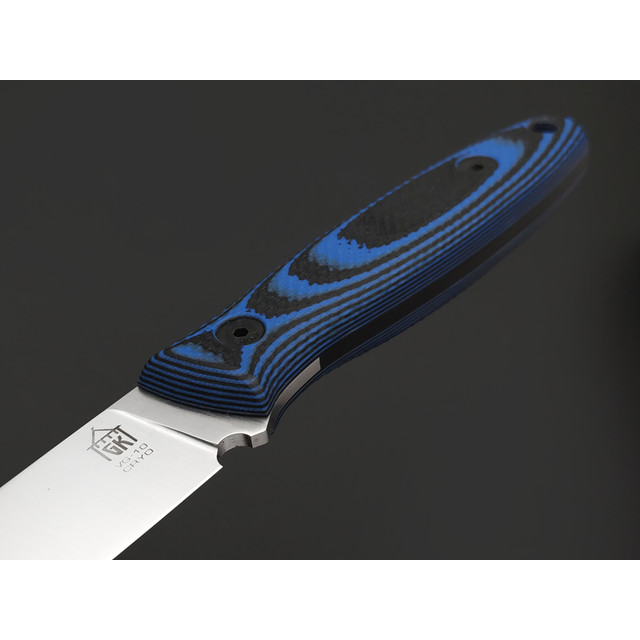 Град Горький нож Оса сталь VG-10 полировка, рукоять G10 black & blue