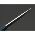 Град Горький нож Стрела сталь PGK bead blast, рукоять G10 black & blue