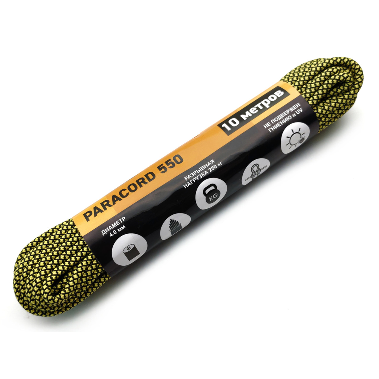 ReCORD Paracord 550 Змея Жёлтый Неон