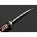 Товарищество Завьялова нож складной Друг сталь CPR satin, рукоять Зирикот, G10 black & red Товарищество Завьялова нож складной Друг сталь CPR satin, рукоять Зирикот, G10 black & red
