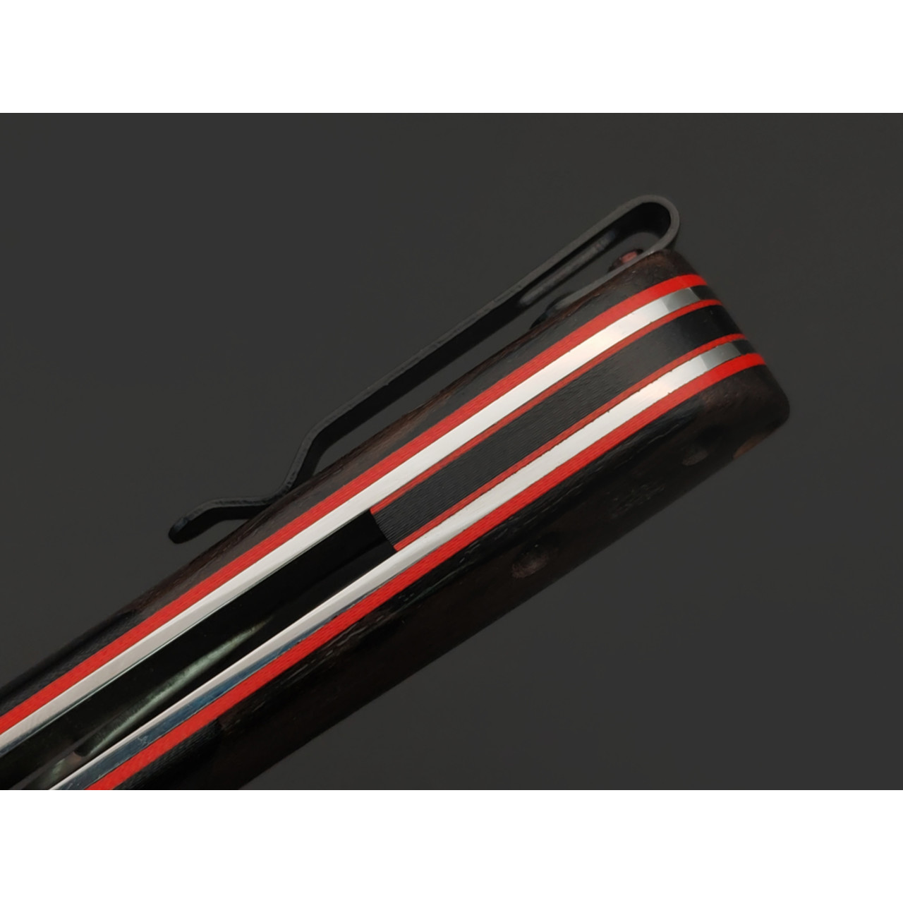 Товарищество Завьялова нож складной Друг сталь CPR satin, рукоять Зирикот, G10 black & red