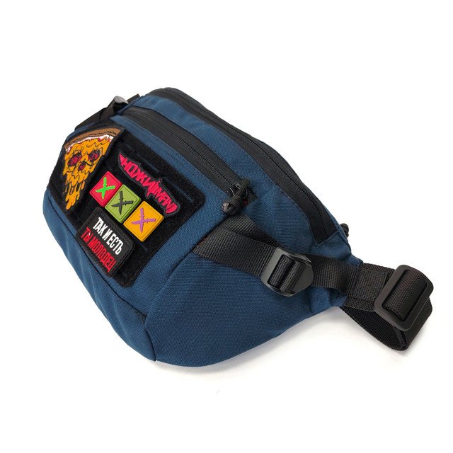 Дяг поясная сумка Hipbag L Pro nylon dark blue, Molle 3