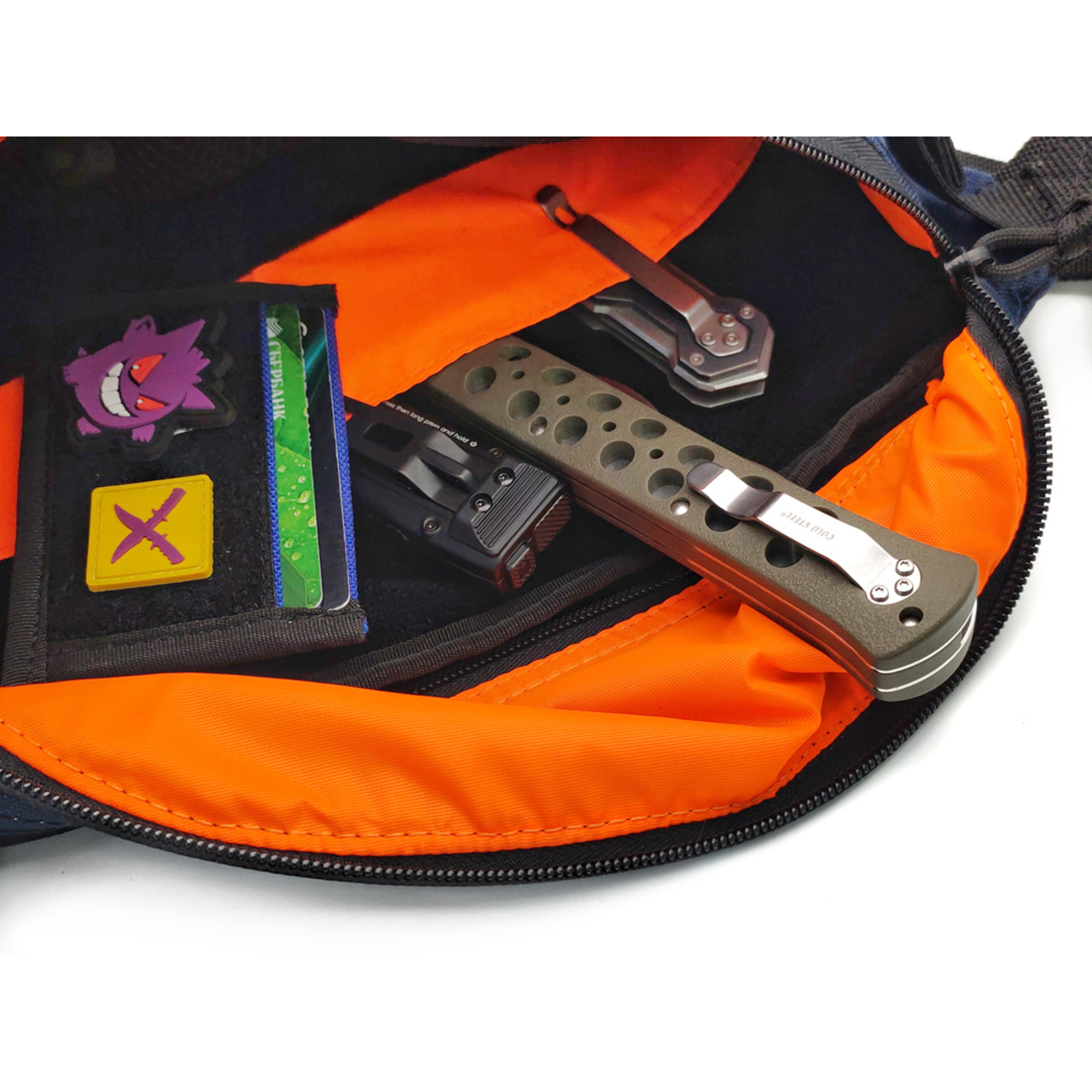 Дяг поясная сумка Hipbag L Pro nylon dark blue, Molle 3