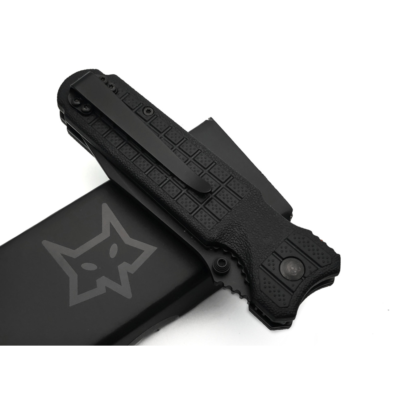 Нож складной Fox Predator Evolution tanto FFX-449 B сталь Niolox Black Idroglider, рукоять FRN black