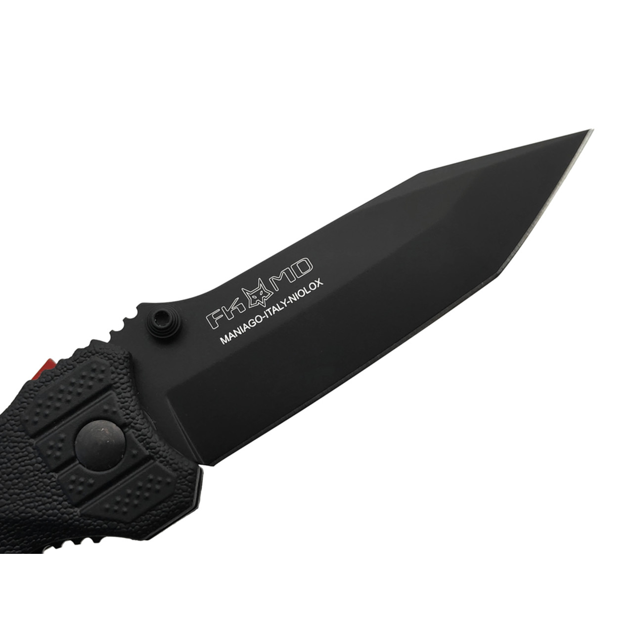 Нож складной Fox Predator Evolution tanto FFX-449 B сталь Niolox Black Idroglider, рукоять FRN black