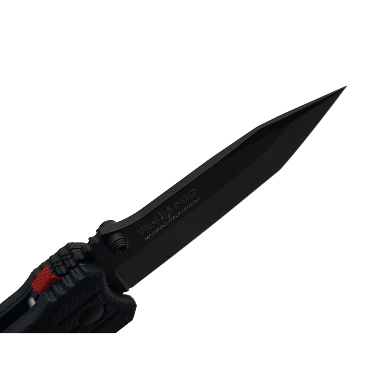 Нож складной Fox Predator Evolution tanto FFX-449 B сталь Niolox Black Idroglider, рукоять FRN black