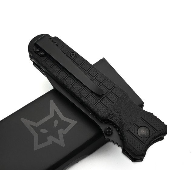Нож складной Fox Predator Evolution tanto FFX-449 B сталь Niolox Black Idroglider, рукоять FRN black