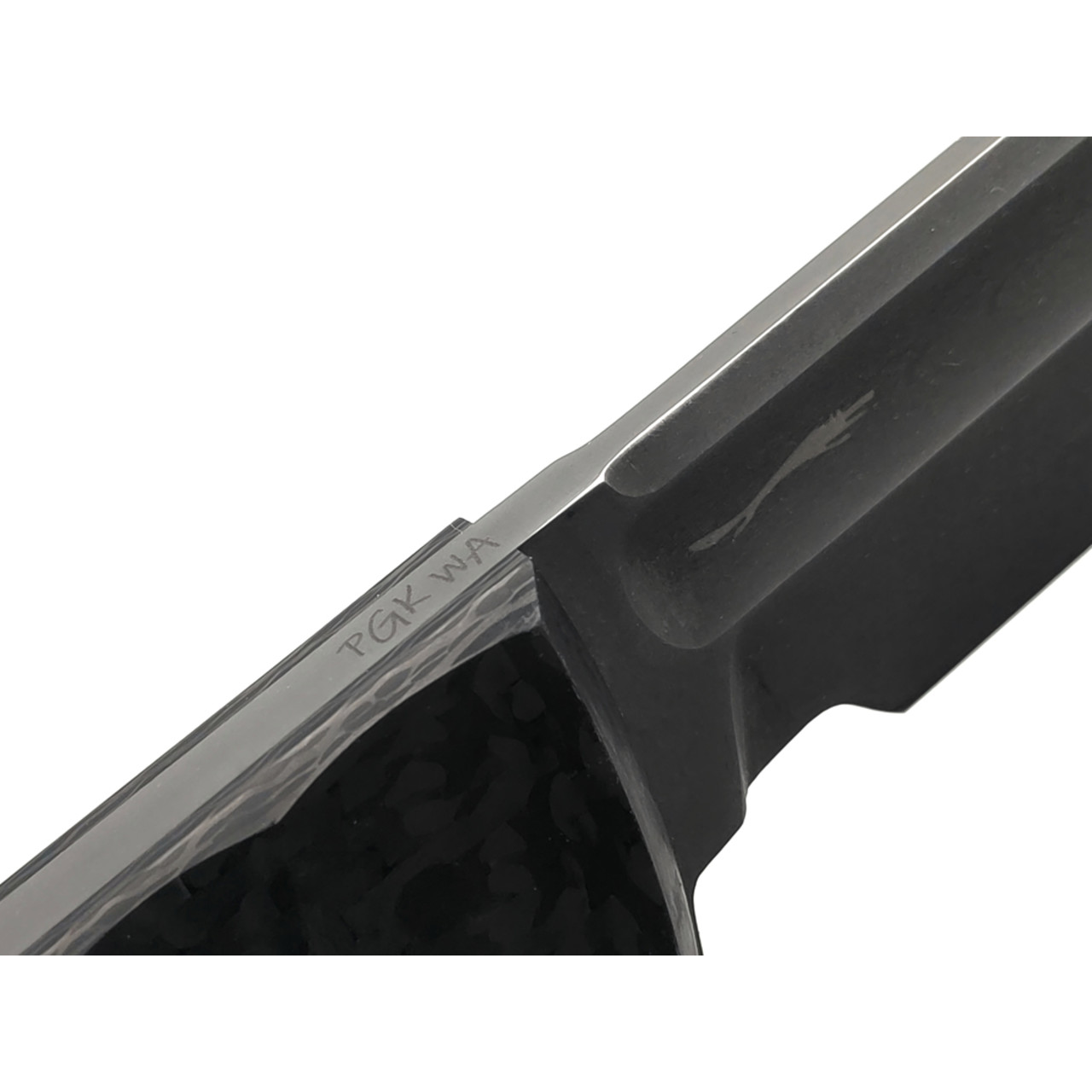 Волчий Век нож Пахарь Tactical Edition сталь PGK WA блэквош, рукоять Карбон