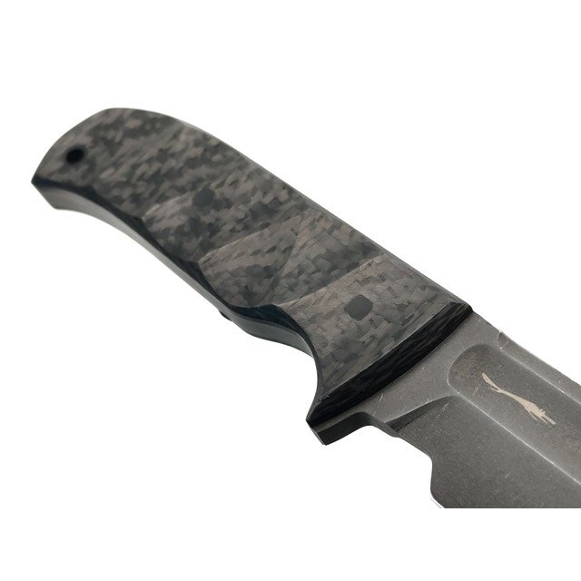 Волчий Век нож Пахарь Tactical Edition сталь PGK WA блэквош, рукоять Карбон