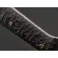 Волчий Век нож Lancette Custom сталь N690 WA худ. травление Дамаскаж, рукоять G10 black & tan, пины латунь Волчий Век нож Lancette Custom сталь N690 WA худ. травление Дамаскаж, рукоять G10 black & tan, пины латунь