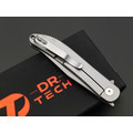 Dr.Tech складной нож Pikeblade D4366G сталь D2, рукоять Titanium TC4 gray