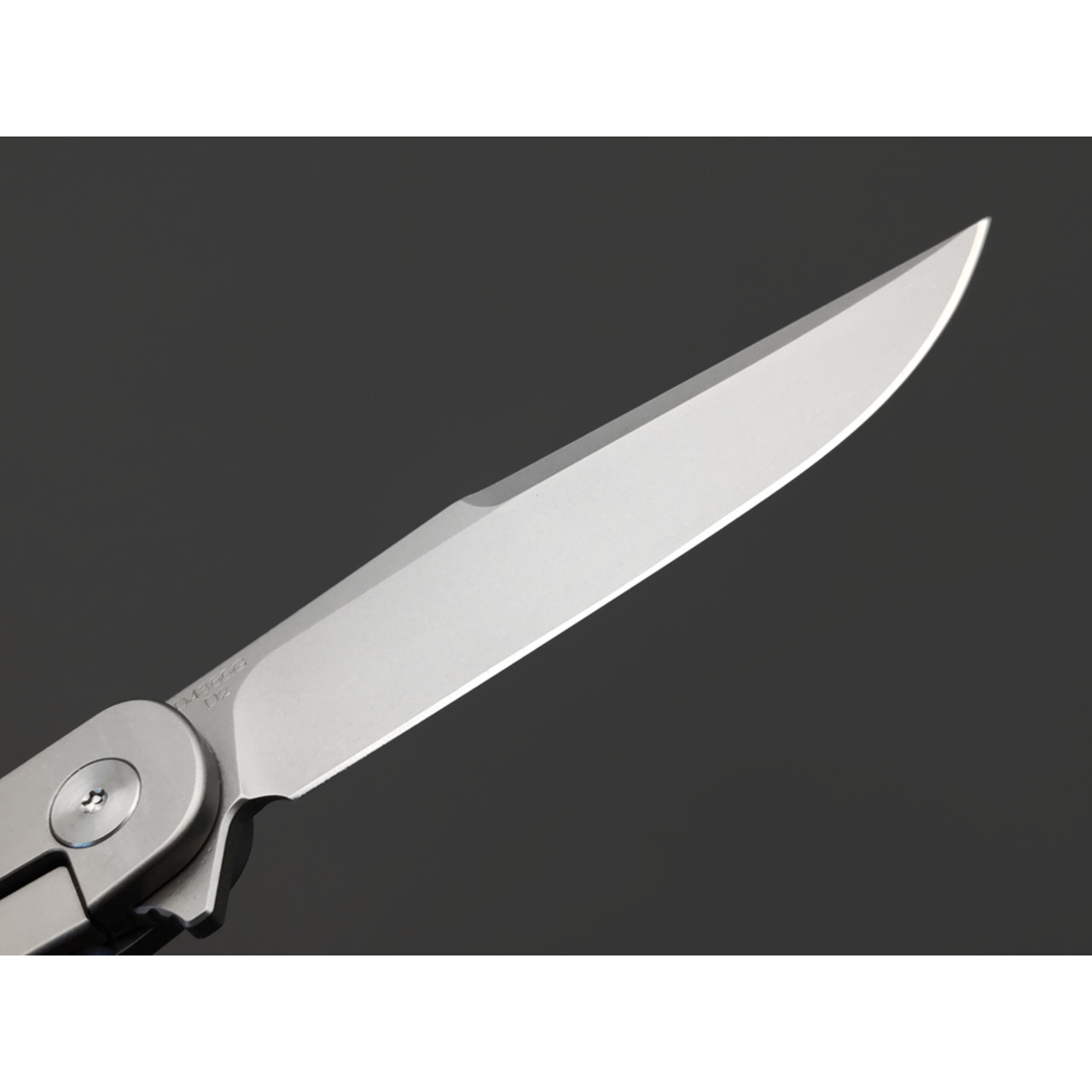 Dr.Tech складной нож Pikeblade D4366G сталь D2, рукоять Titanium TC4 gray