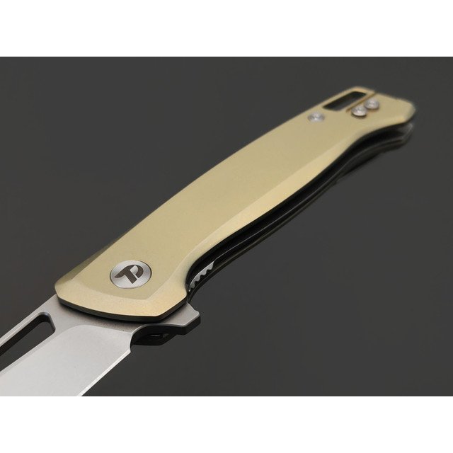 Dr.Tech складной нож Astra D4284GR сталь D2, рукоять Titanium TC4 green