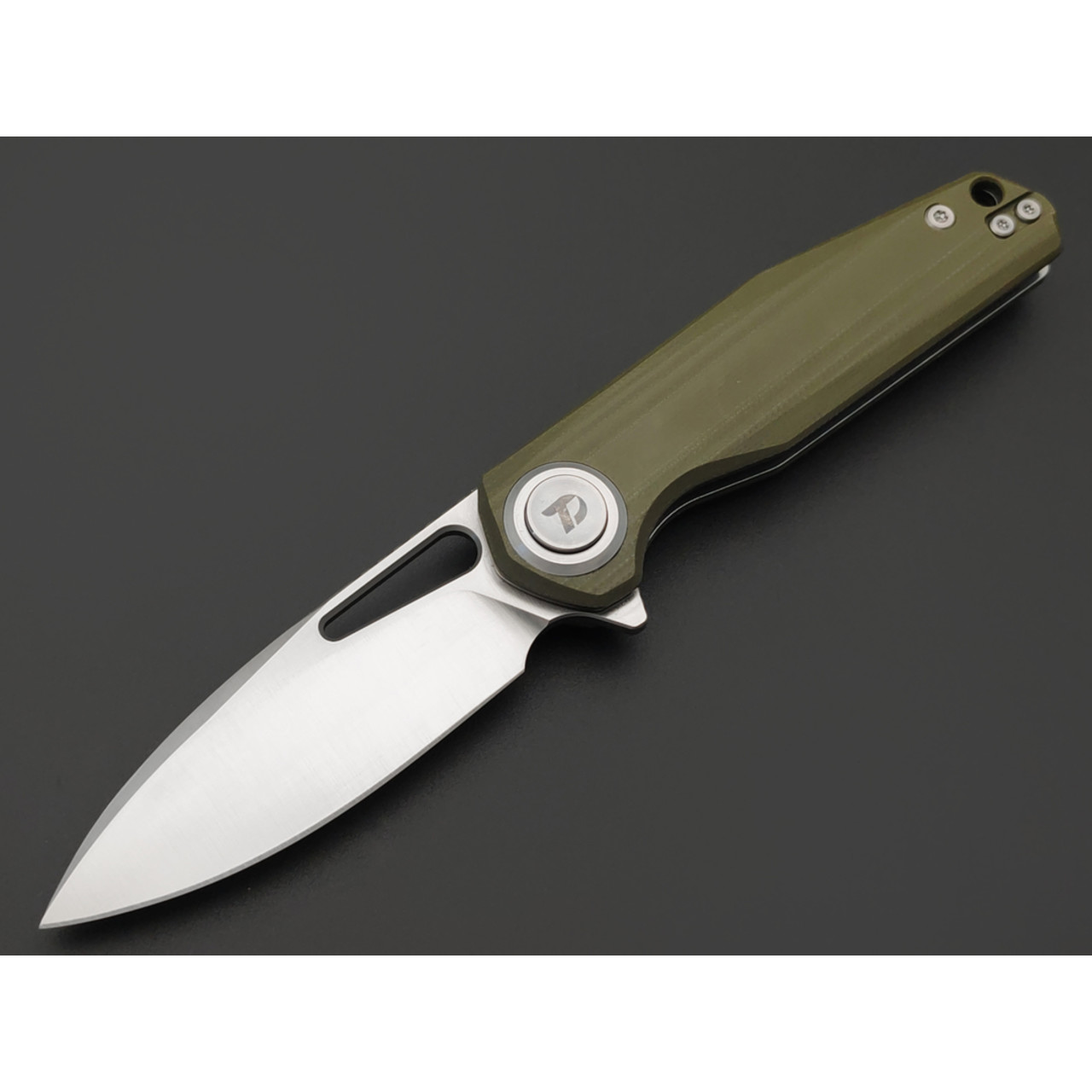 Dr.Tech складной нож Atlas D4211GGR сталь D2, рукоять G10 green