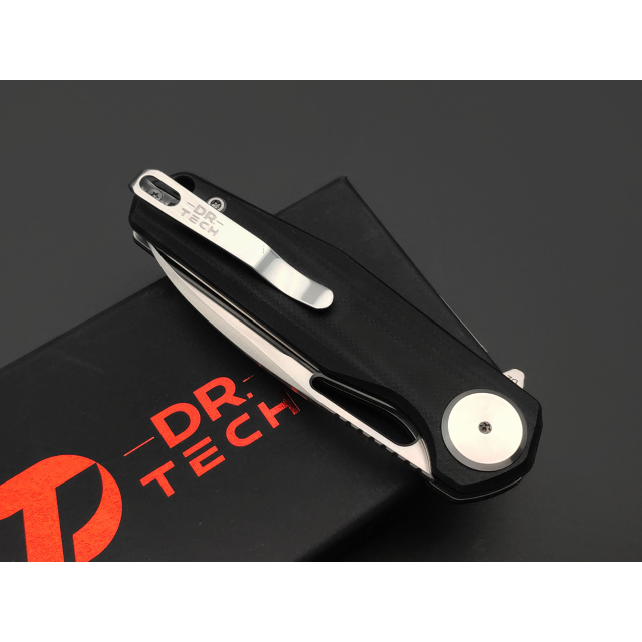 Dr.Tech складной нож Atlas D4211GB сталь D2, рукоять G10 black