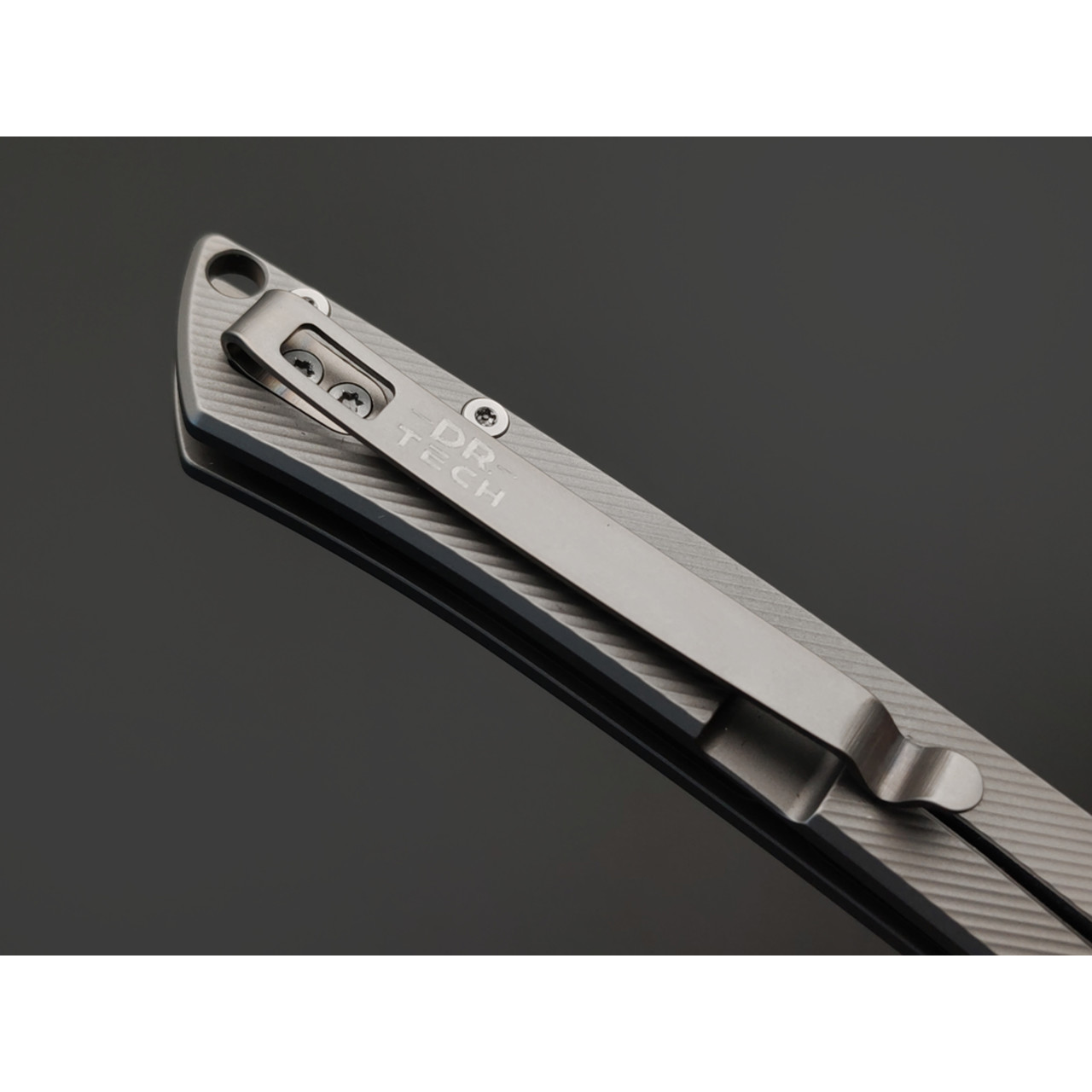 Dr.Tech складной нож Kogatana D4224TGL сталь D2, рукоять Titanium TC4 gray