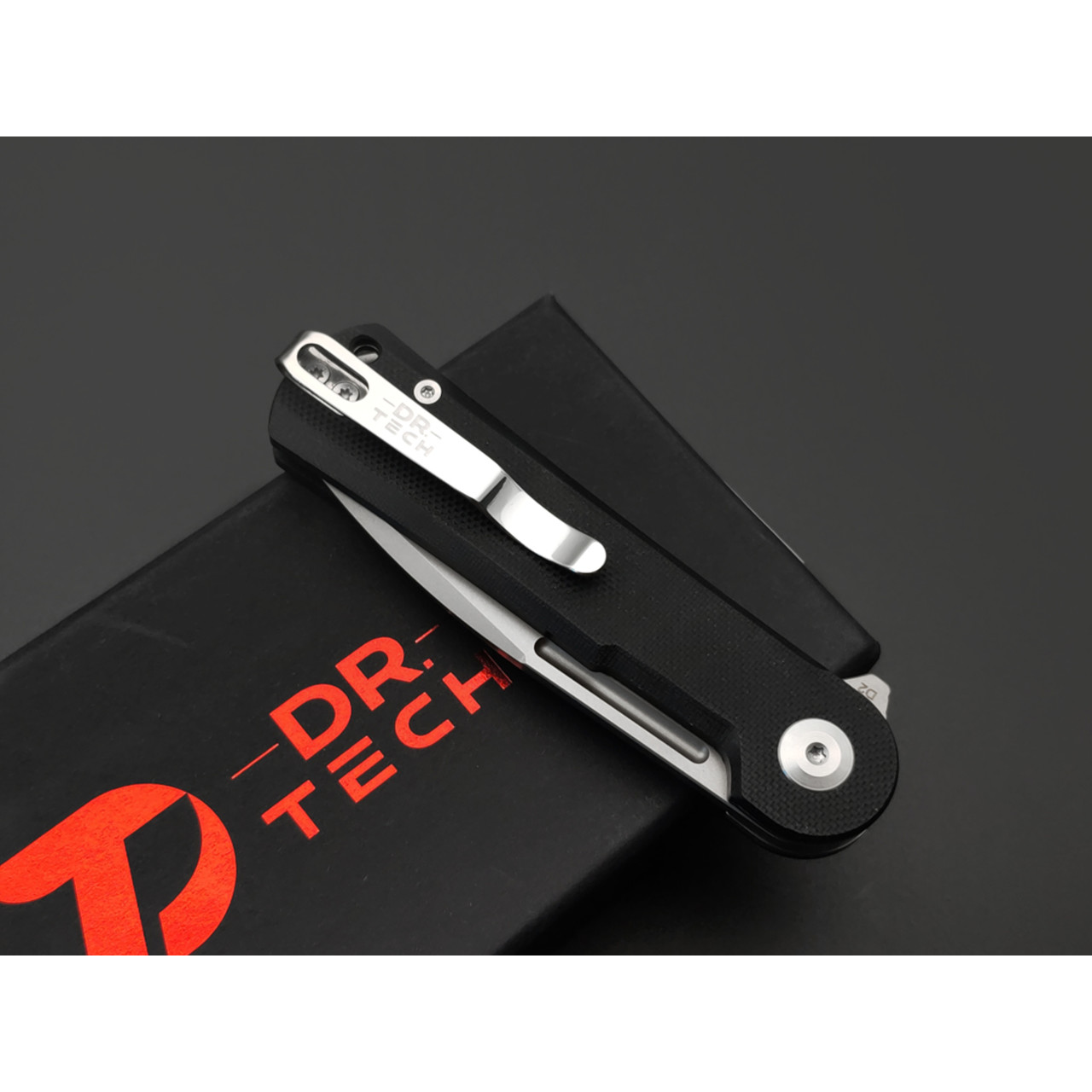 Dr.Tech складной нож Artemis D4134GB сталь D2, рукоять G10 black
