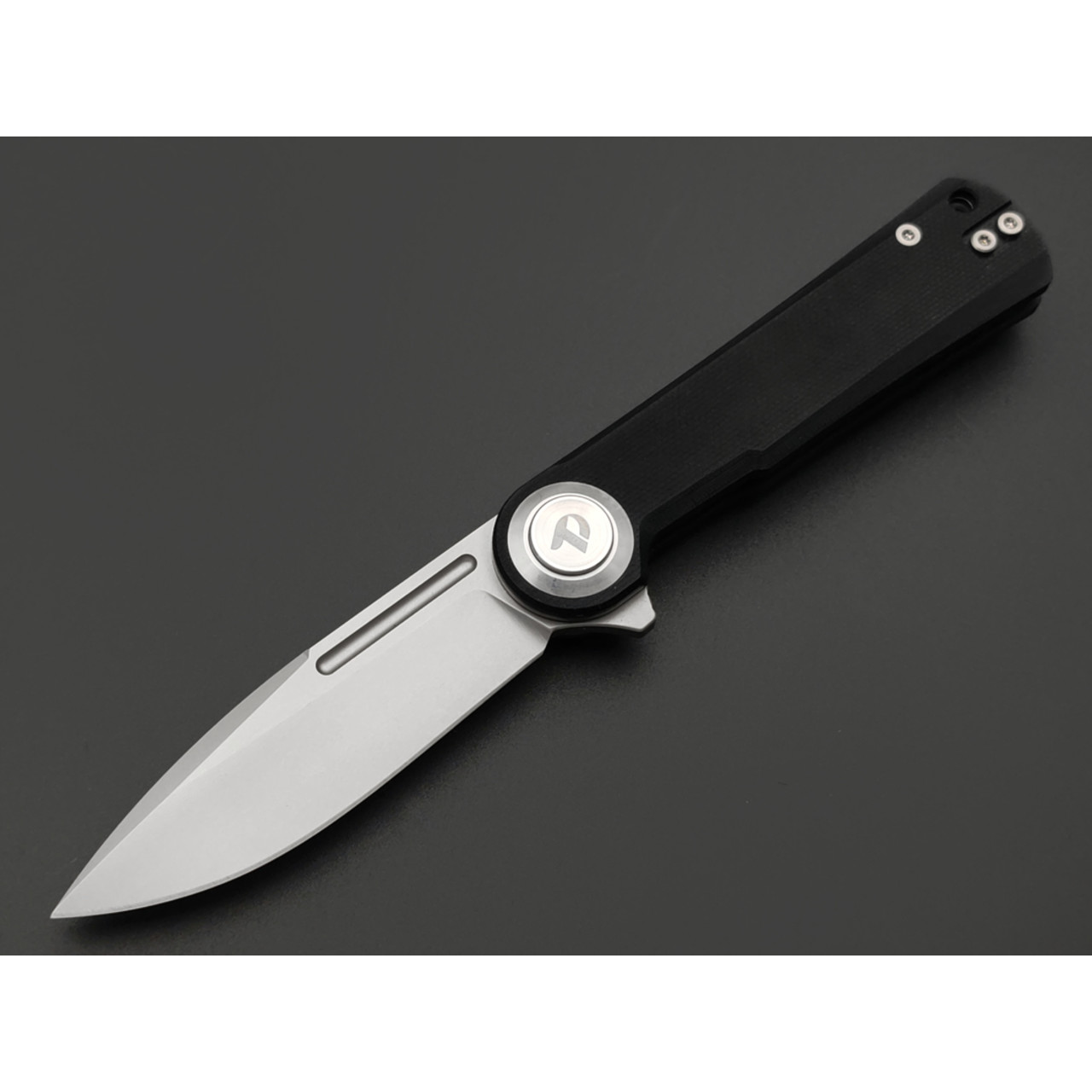 Dr.Tech складной нож Artemis D4134GB сталь D2, рукоять G10 black