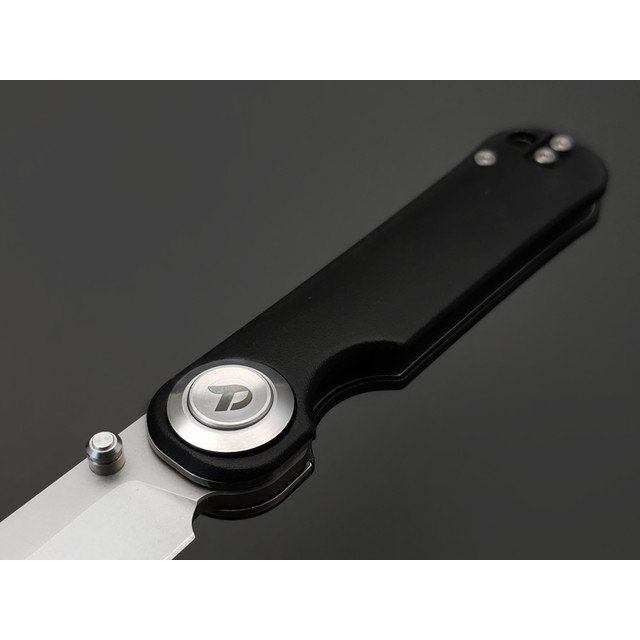 Dr.Tech складной нож Zefir D4245AB сталь D2, рукоять Aluminum black