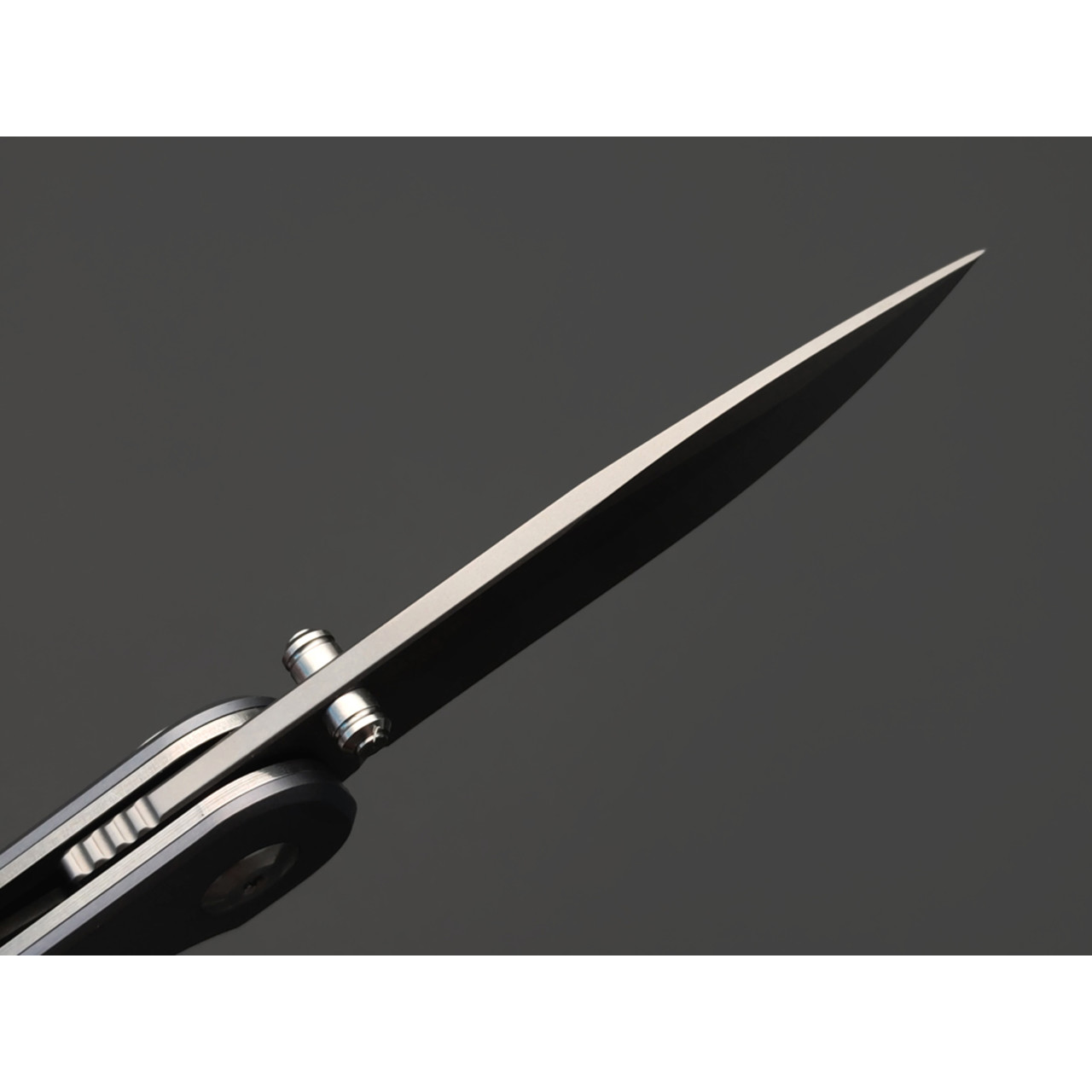 Dr.Tech складной нож Zefir D4245TBL сталь D2, рукоять Titanium TC4 blue