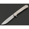 Dr.Tech складной нож Impuls D4369G сталь D2, рукоять Titanium TC4 gray