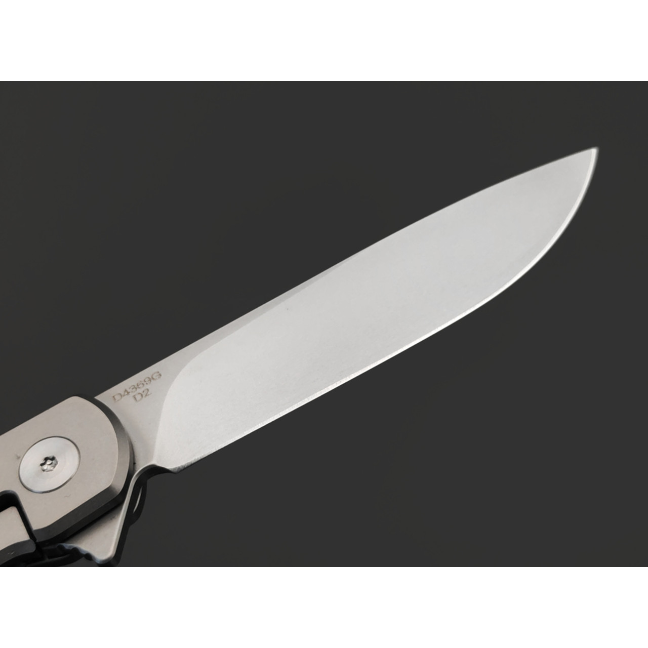 Dr.Tech складной нож Impuls D4369G сталь D2, рукоять Titanium TC4 gray