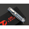 Dr.Tech складной нож Impuls D4369BL сталь D2, рукоять Titanium TC4 blue