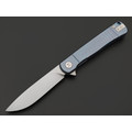 Dr.Tech складной нож Impuls D4369BL сталь D2, рукоять Titanium TC4 blue