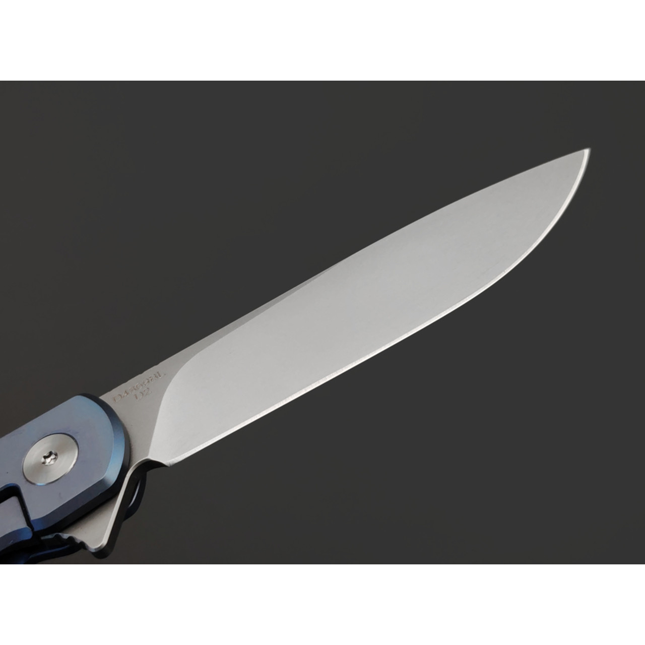 Dr.Tech складной нож Impuls D4369BL сталь D2, рукоять Titanium TC4 blue