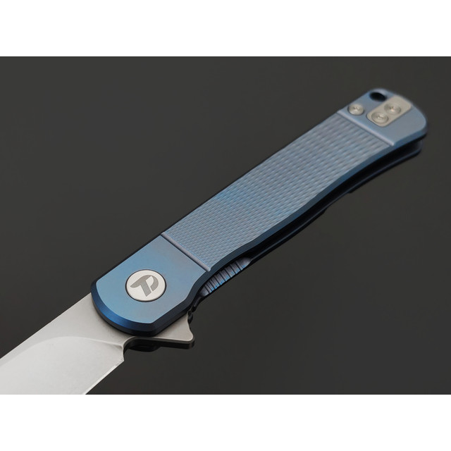 Dr.Tech складной нож Impuls D4369BL сталь D2, рукоять Titanium TC4 blue