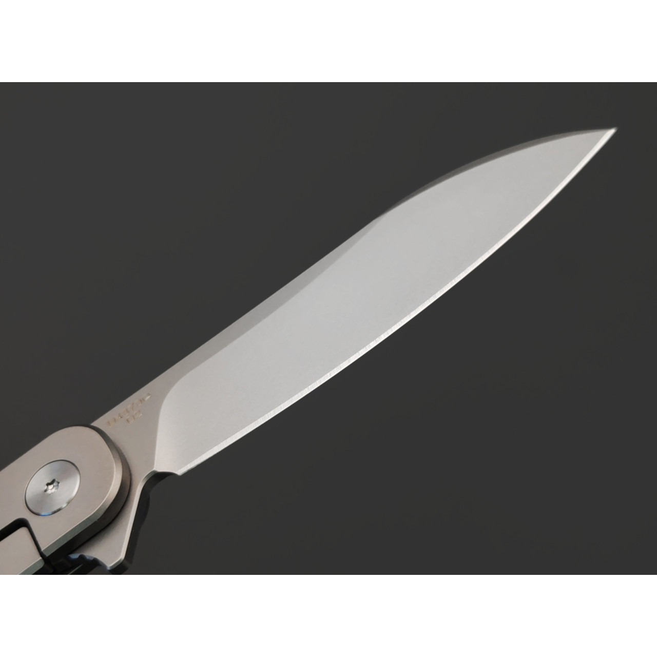 Dr.Tech складной нож Impuls-K D4370G сталь D2, рукоять Titanium TC4 gray