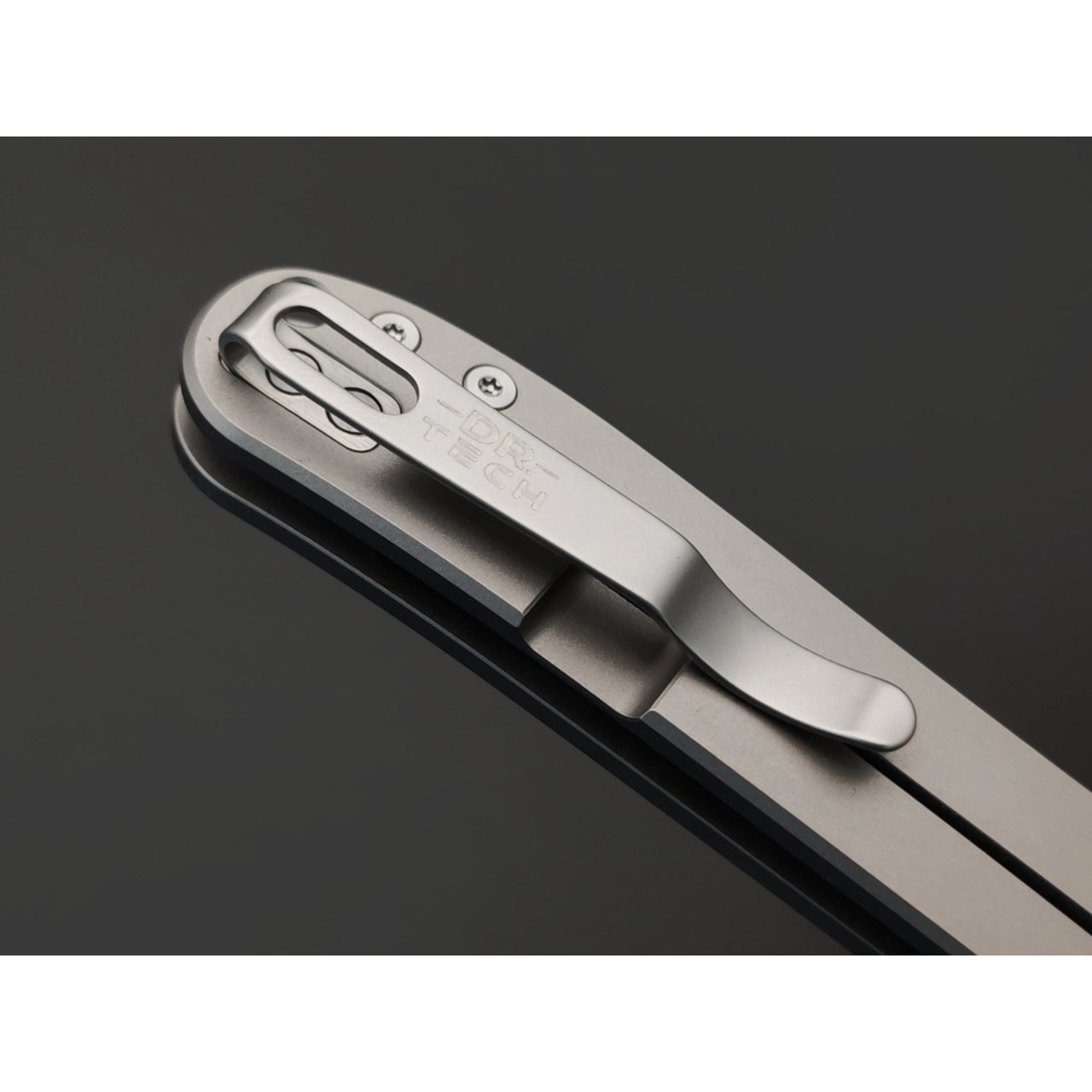 Dr.Tech складной нож Impuls-K D4370G сталь D2, рукоять Titanium TC4 gray