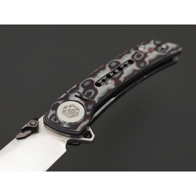 WIN+ by Dr.Tech складной нож Vindex W3610MG сталь 14C28N, рукоять Micarta pattern gray